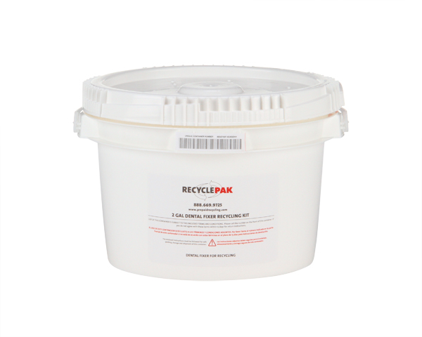 SUPPLY-063CH- 2 GAL DENTAL FIXER RECYCLING PAIL (EACH)